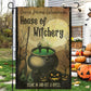 Funny Halloween Witch Flag House Flag, House Of Witchery Yard Flag Spooky Season Gift For Witch Lovers
