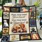 Funny Dog Blanket, Labrador First They Steal Your Heart Then They Steal Your Bed Fleece Blanket - Sherpa Blanket Gift For Dog Lovers, Dog Owners