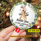 Christmas Horse Ornament, My First Christmas Gift For Horse Lovers, Personalized Custom Circle Ceramic Ornament