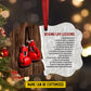 Personalized Boxing Christmas Ornament, Boxing Life Lessons, Xmas Aluminum Ornament Gift For Boxing Lovers