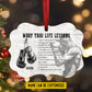 Personalized Muay Thai Christmas Ornament, Muay Thai Life Lessons, Xmas Aluminum Ornament Gift For Muay Thai Lovers