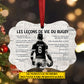 Ornement de Noël personnalisé pour garçon de rugby, cadeau en aluminium de Noël pour les amateurs de rugby