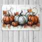 Thanksgiving Metal Sign, Pumpkins, Welcome To The Magical Garden Backyard Sign