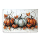 Thanksgiving Metal Sign, Pumpkins, Welcome To The Magical Garden Backyard Sign
