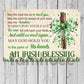 St Patrick's Day Metal Sign, An Irish Blessing, Welcome To The Magical Garden Backyard Sign
