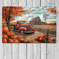 Thanksgiving Metal Sign, Autumn Harvest, Welcome To The Magical Garden Backyard Sign