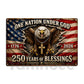 July 4th Jesus USA 250 Anniversary Metal Sign, One Nation Under God Yard Sign, House Decor Independence Day Gift For Christian