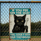 Funny Toilet Cat Metal Sign, If You Pee On The Seat Field Sign, Bathroom Decor Gift For Toilet Lovers, Cat Lovers