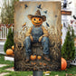 Halloween Metal Sign, The Jack-O'-Lantern Overseer, Welcome To The Magical Garden Backyard Sign