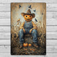 Halloween Metal Sign, The Jack-O'-Lantern Overseer, Welcome To The Magical Garden Backyard Sign