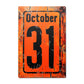 Cool Halloween Metal Sign, Spooky Season October 31, Welcome To The Magical Garden Backyard Sign