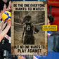 Personalized Basketball Woman Metal Sign, Be The One Every One Wants To Watch, Inspirational Quote Sport Sign, Field Decor Gift For Basketball Lovers