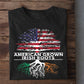Patrick's Day T-shirt, American Grown Irish Roots Gift For Irish