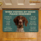 Pointers Dogs Doormat, Please Remember I Live Here Gift For Dog Lovers, Housewarming Gift, Dog Decor