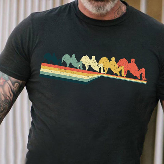 Steer Wrestling T-shirt, Cowboy Cowgirl With Horse Gift For Steer Wrestling Lovers, Horse Riders, Equestrians