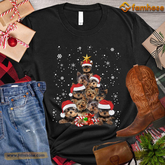 Christmas Dog T-shirt, Cute Dogs Arrange Christmas Tree Gift For Dog Lovers, Dog Owners, Dog Tees