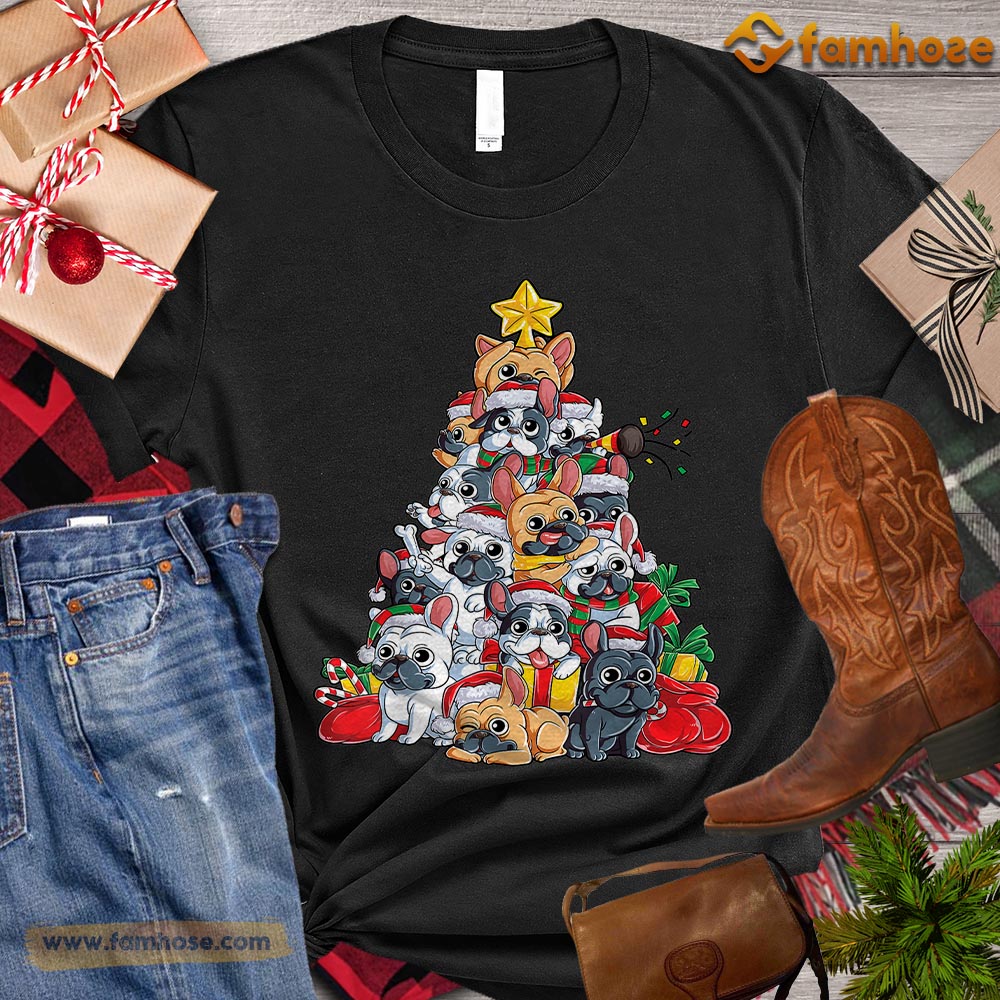 Christmas Dog T-shirt, Dogs Arrange Christmas Tree Gift For Dog Lovers, Dog Owners, Dog Tees