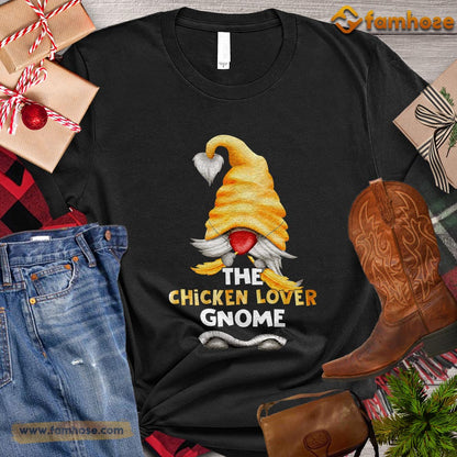 Christmas Chicken T-shirt, The Chicken Lover Gnome Christmas Gift Chicken Lovers, Chicken Farm, Chicken Tees