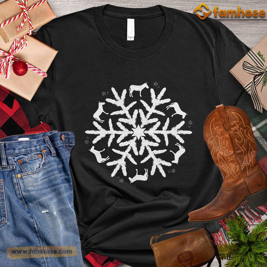 Christmas Donkey T-shirt, Donkeys Arrange Snowflake Christmas Gift For Donkey Lovers, Donkey Farm, Donkey Tees