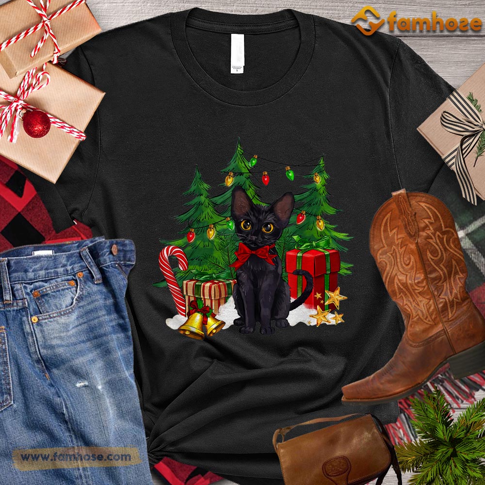 Christmas Cat T-shirt, Cat Bring Gifts For Everybody Gift For Cat Lovers, Cat Owners, Cat Tees