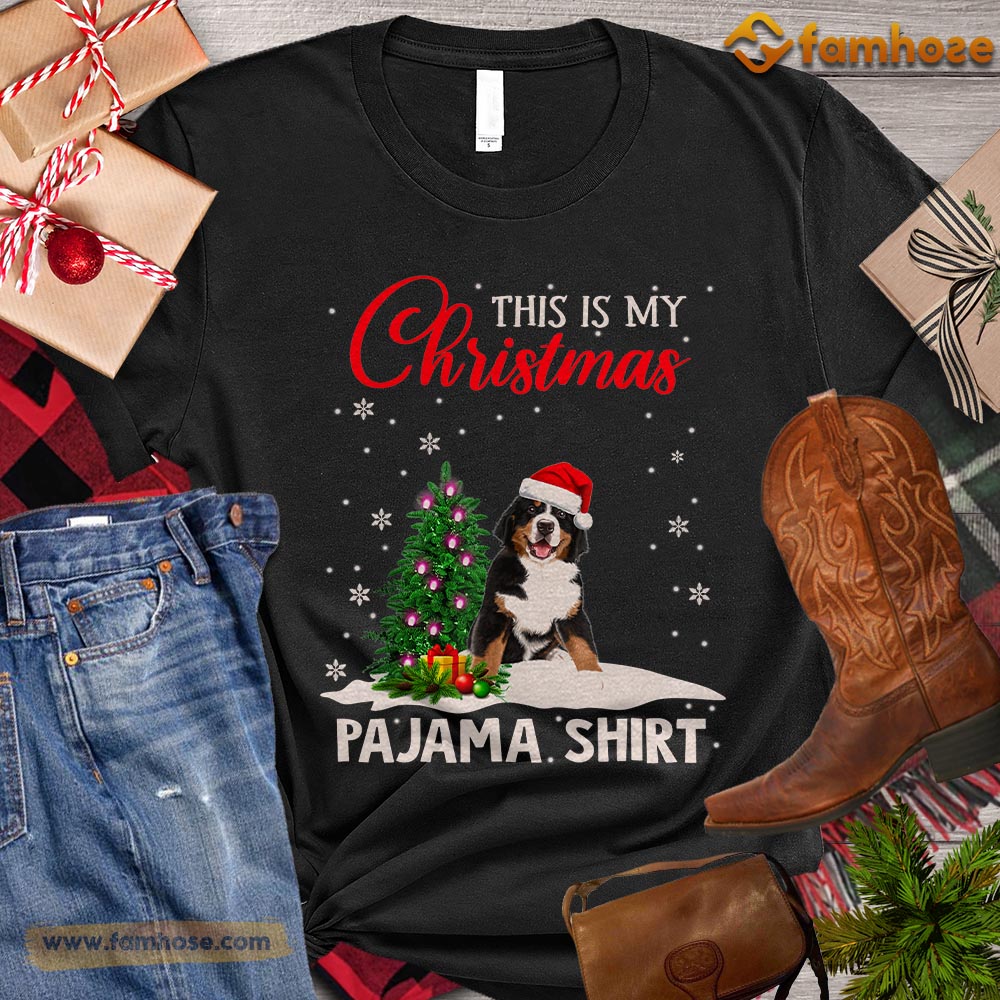 Christmas Dog T-shirt, This Is My Christmas Pajama Shirt Gift For Dog Lovers, Dog Owners, Dog Tees