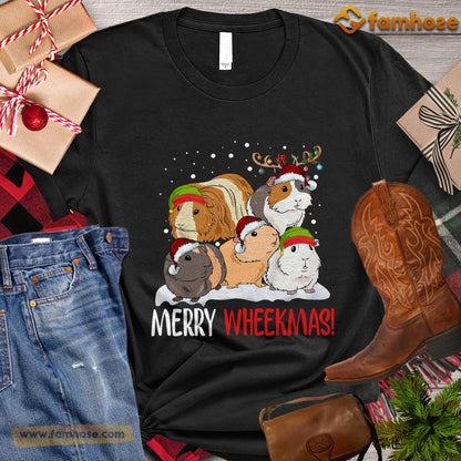 Christmas Guineapig T-shirt, Merry Wheekmas Christmas Gift For Guineapig Lovers, Guineapig Owners