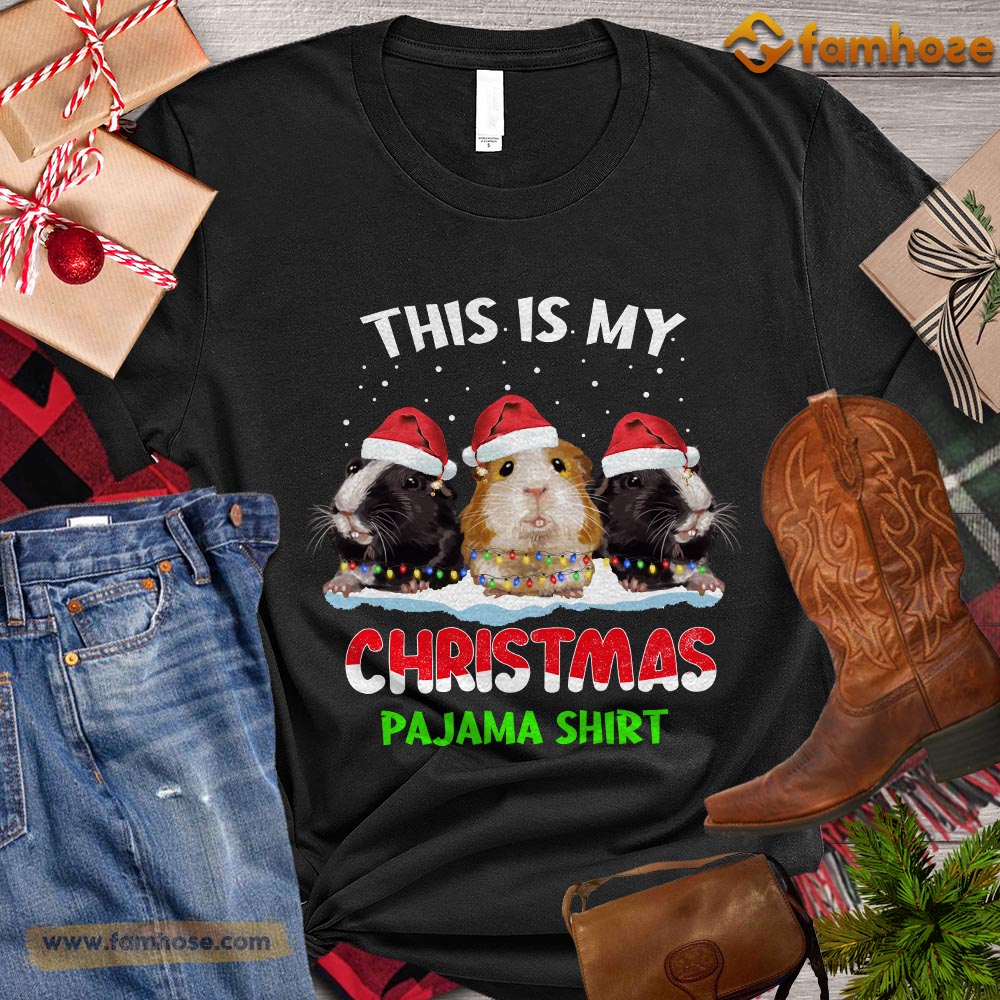 Christmas Guineapig T-shirt, This Is My Christmas Pajama Shirt Christmas Gift For Guineapig Lovers, Guineapig Owners