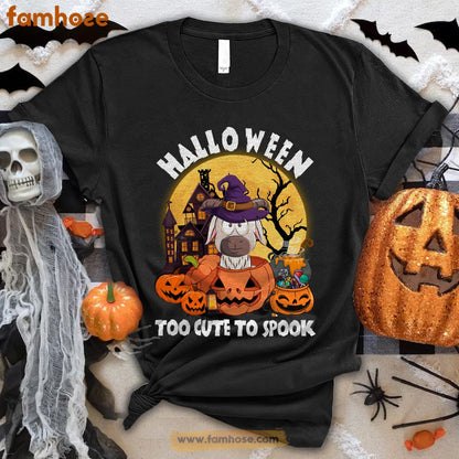 Cow Halloween T-shirt, To Cute To Spook Halloween Gift For Cow Lovers, Cow Farmers