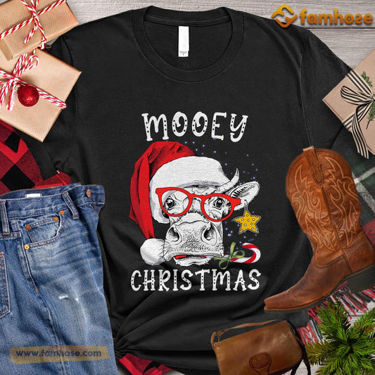 Christmas Cow T-shirt, Mooey Christmas Gift For Cow Lovers, Cow Farm, Cow Tees