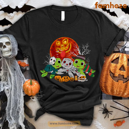 Turtle Halloween T-shirt, Horror Movies Character Costume Halloween Gift For Turtle Lovers, Turtle Owners