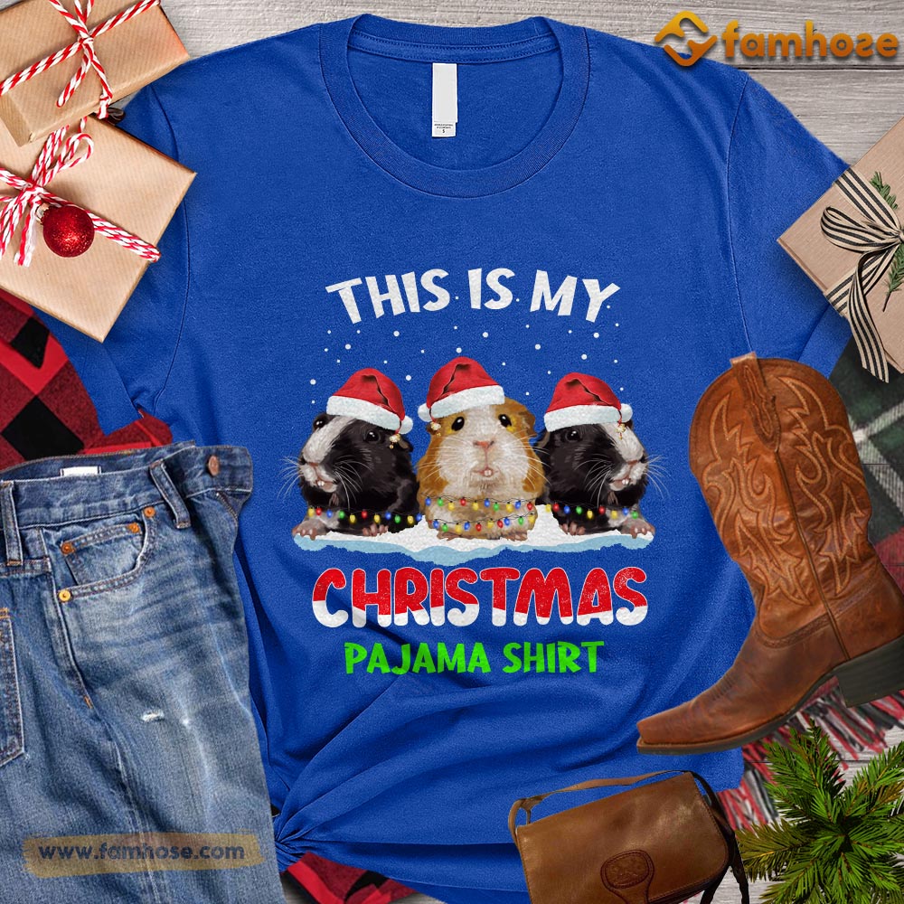 Christmas Guineapig T-shirt, This Is My Christmas Pajama Shirt Christmas Gift For Guineapig Lovers, Guineapig Owners