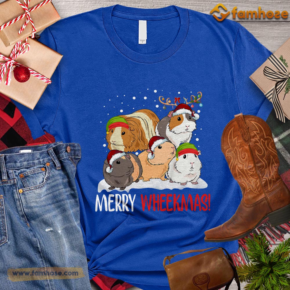 Christmas Guineapig T-shirt, Merry Wheekmas Christmas Gift For Guineapig Lovers, Guineapig Owners