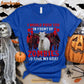 Goat Halloween T-shirt, I Would Push You In Front Of Zombies To Save My Gaot Halloween Gift For Goat Lovers, Goat Farmers