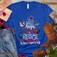 Cute Christmas Chicken T-shirt, Joy Hope Love Peace Christmas Chicken With Santa Hats Gift For Chicken Lovers, Chicken Farm, Chicken Tees