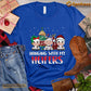 Cute Christmas Cow T-shirt, Hanging With My Heifers Christmas Gift For Cow Lovers, Cow Farm, Cow Tees