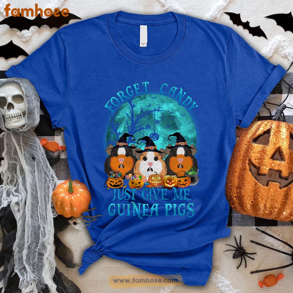 Funny Guineapig Halloween T-shirt, Forget Candy Give Me Guineapigs Halloween Gift For Guineapig Lovers, Guineapig Owners