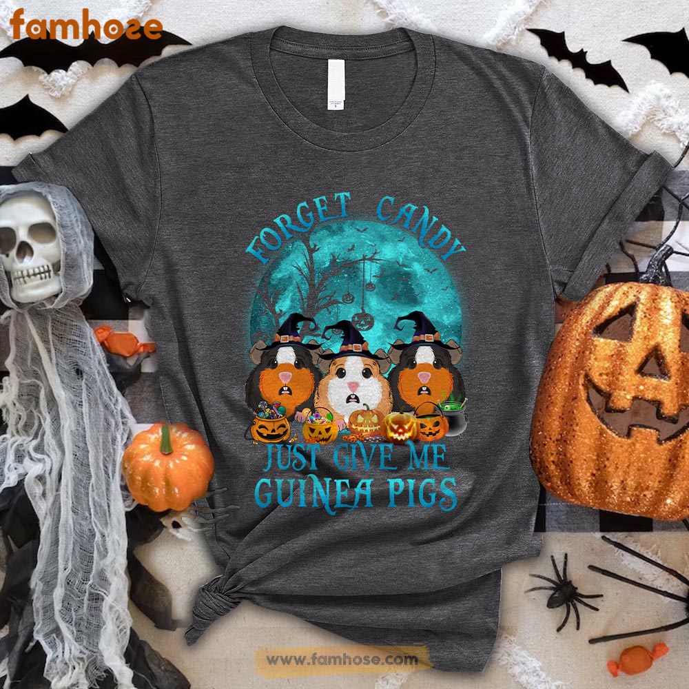 Funny Guineapig Halloween T-shirt, Forget Candy Give Me Guineapigs Halloween Gift For Guineapig Lovers, Guineapig Owners