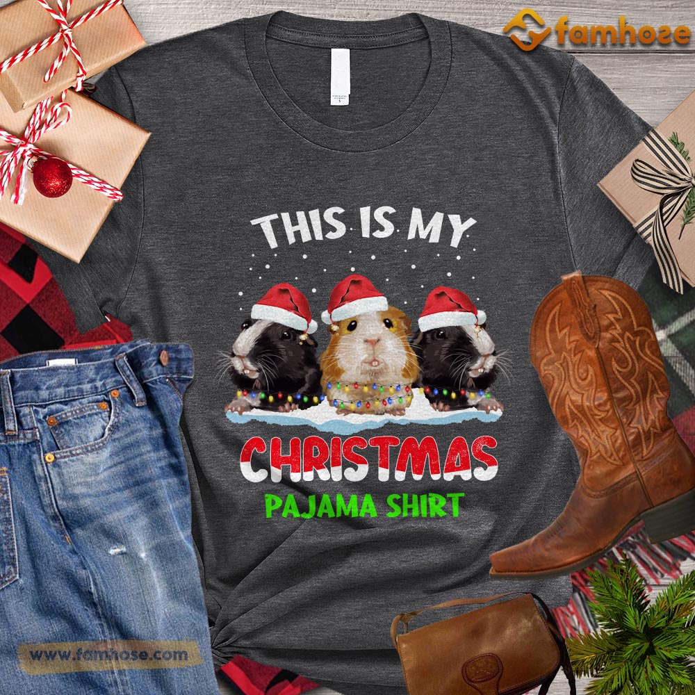 Christmas Guineapig T-shirt, This Is My Christmas Pajama Shirt Christmas Gift For Guineapig Lovers, Guineapig Owners