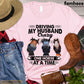 Funny Horse T-shirt, Driving My Husband Crazy One Horse At A Time Gift For Horse Lovers, Horse Riders, Equestrians