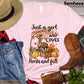 Thanksgiving Horse T-shirt, Just A Girl Who Loves Horses And Fall Thanksgiving Gift For Horse Lovers, Horse Riders, Equestrians