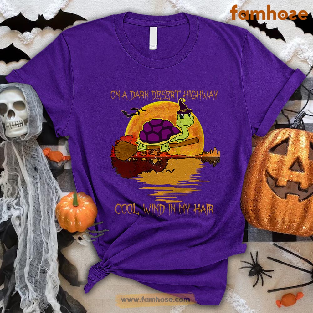 On A Dark Desert Highway Cool Wind In My Hair Halloween Tee On A Dark Desert Highway Cool Wind In My Hair Halloween Tee