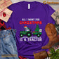 Christmas Tractor T-shirt, All I Want For Christmas Is A Tractor Pulling Christmas Tree Gift For Tractor Lovers, Tractor Farm, Tractor Tees