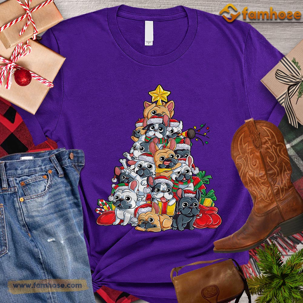 Christmas Dog T-shirt, Dogs Arrange Christmas Tree Gift For Dog Lovers, Dog Owners, Dog Tees