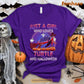 Turtle Halloween T-shirt, Just A Girl Who Loves Turtle And Halloween Gift For Turtle Lovers, Turtle Owners