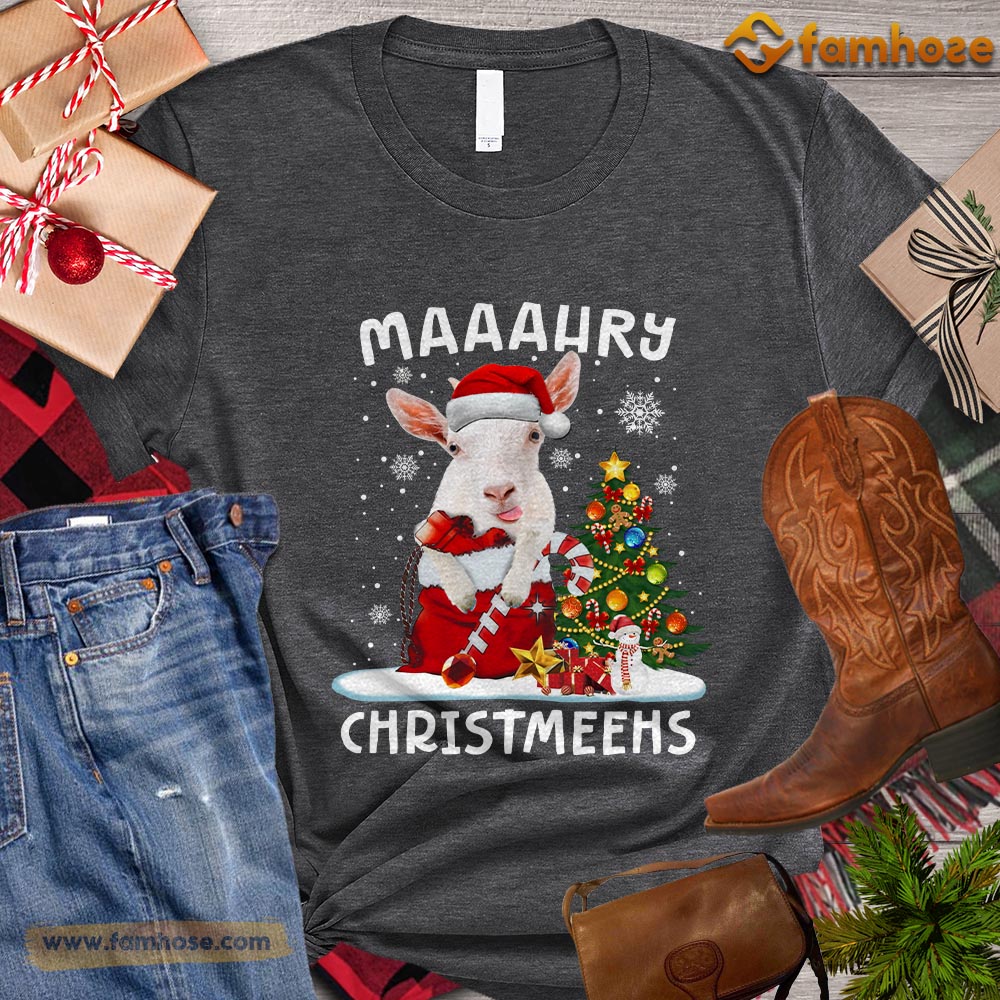 Goat Christmas T Shirt Funny Christmas Gift For Goat Lover Goat Christmas T Shirt Funny Christmas Gift For Goat Lover