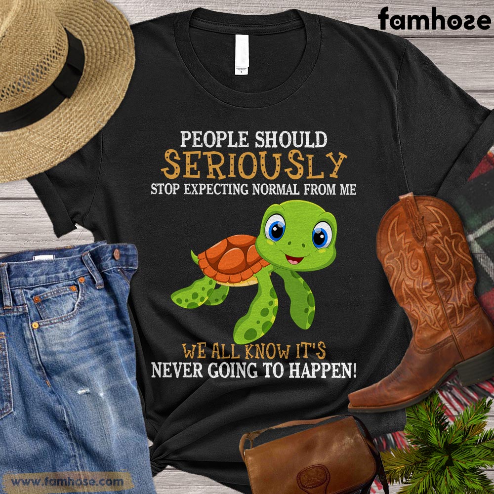 Turtle T-shirt, People Should Seriously Stop Expecting Turtle Shirt, Gift For Turtle Lovers, Turle Tees