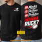 Personalized Rugby Two-sided T-shirt, 80 Minutes 15 Positions No Protection Sport Tees Gift For Rugby Lover