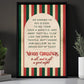 Merry Christmas Quote Canvas Painting, He Sprang To His Sleigh Wall Art Decor, Xmas Poster Gift