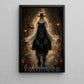 Halloween Cowboy Ghost Canvas Painting, The Ghost Rider Rides Again Wall Art Decor, Spooky Season Poster Gift For Cowboys