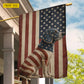 July 4th Beagle Dog USA Garden Flag & House Flag, Stars Stripes And Beagle Spirit Outdoor Decor, Independence Day Yard Flag Gift For Beagle Lover
